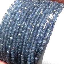 C1-10 - 3 MM NATUR SAPHIR KUGELN STRANG FACETTIERT