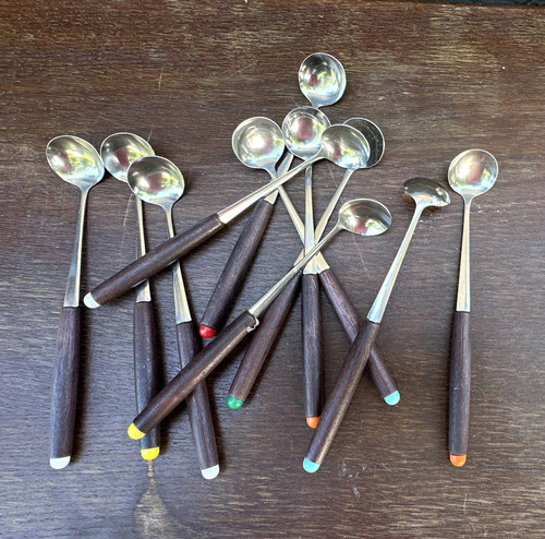 Zehn stück fondue löffel - stück,