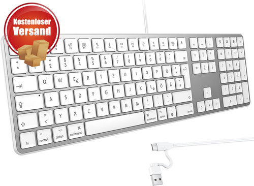Mac-Kabelgebundene-Tastatur