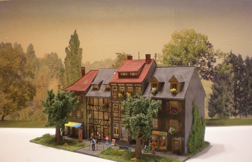 Diorama 87 stadt zeile - h0,