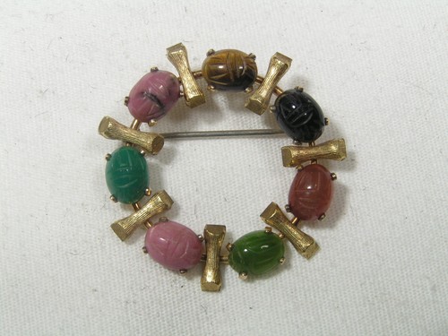 Vintage krementz brosche - vintage,
