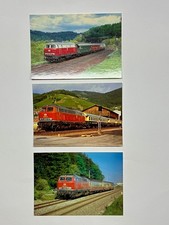 AK 3 Postkarten REIJU DEUTSCHE BUNDESBAHN ungel. DB Baureihe V 160  216, 218
