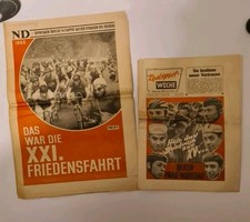  Sonderhefte 15. und 21. Friedensfahrt 1968/ 62 DDR Radsport  ND Radsportwoche 