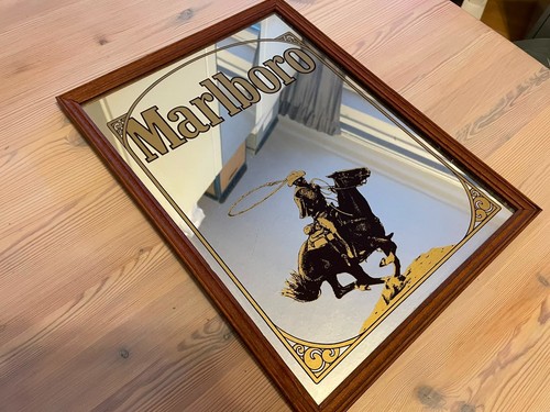 Marlboro werbespiegel cowboy - marlboro,