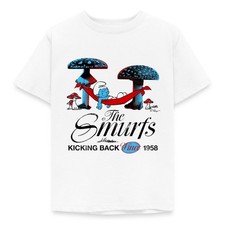 Schlümpfe Retro Design Mit