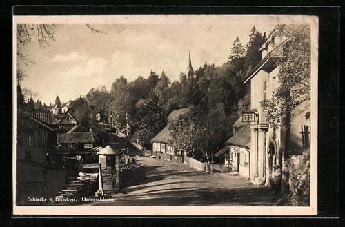 Ansichtskarte schierke - ansichtskarte,