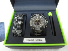 Festina Chrono Bike Hybrid Special Edition camouflag sehr gut mit Box und  Karte