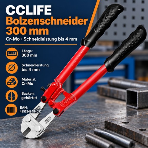 Cclife bolzenschneider 30mm - bolzenschneider,