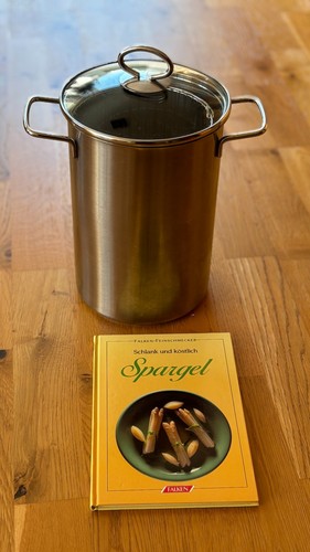 Spargelkochtopf mit einsatz - spargelkochtopf,