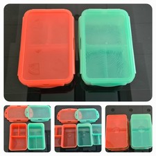 2 x Brotdose Kinder Erwachsene Fächer Box Auslaufsicher Lunchbox Mädchen Jungen
