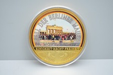 Fall der Berliner Mauer - 09. November 1989 - Vergoldet, 70 mm - Gigant Medaille