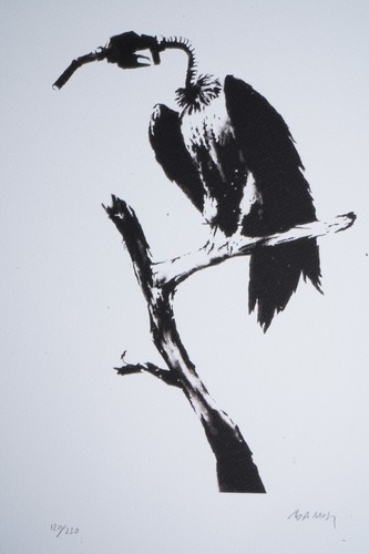 Banksy 50x35 lithographie - banksy,
