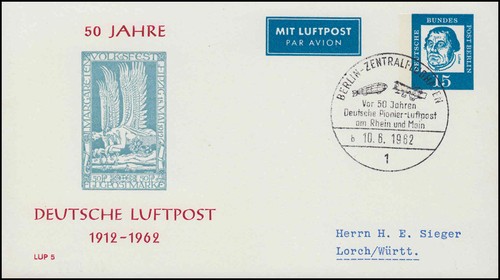 Berlin luftpost lup 5 - 31/1b,