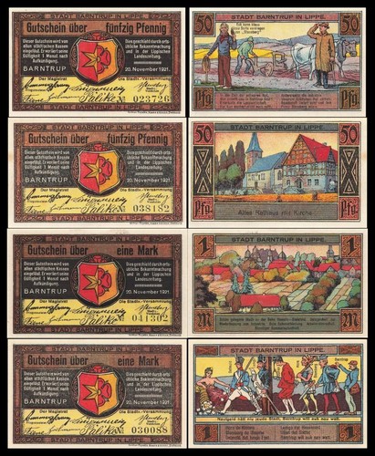 Notgeld barntrup stadt - x,