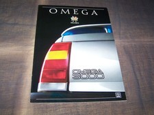 TOPRARITÄT Herrlicher Prospekt Opel Omega 3000 von 1987 !!!