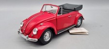 Modellautos 1:24 Franklin Mint VW Beetle Käfer Cabriolet 1967 rot