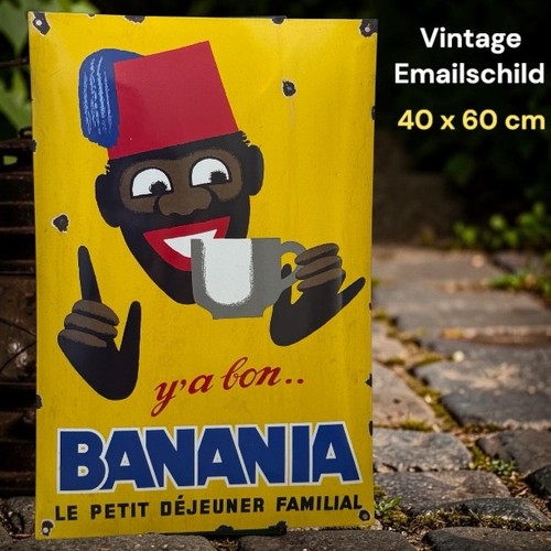 Vintage alt banania - vintage, emaille