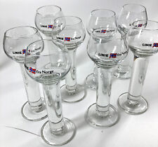 7 Linie fra Norge Aquavit Gläser  2cl ra 