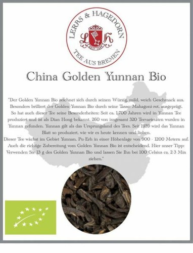 China golden yunnan - bio, 1