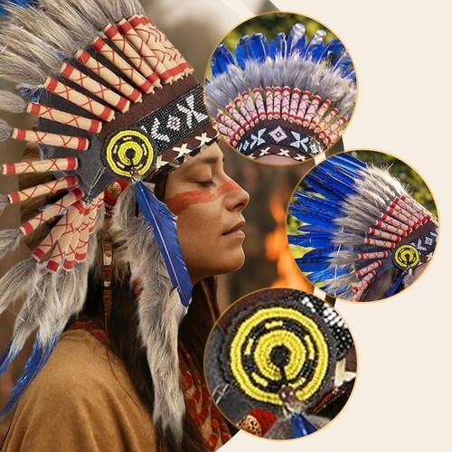 Indianer federkopfschmuck - indianer,