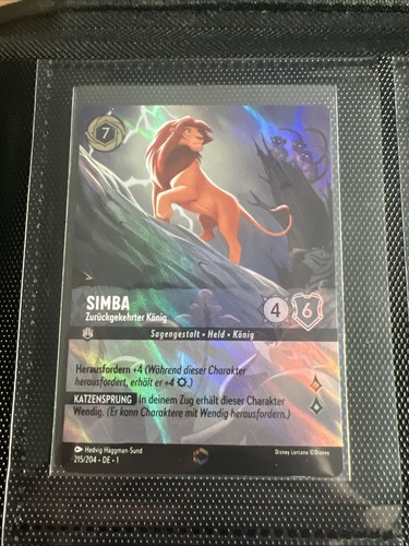 Disney lorcana simba - disney,