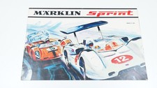 Märklin Sprint Faltblatt  Katalog 1968 1969 07 68 Rennbahn