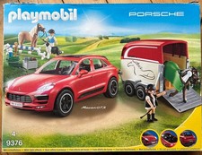 Playmobil 9376 Porsche Macan GTS mit Pferdeanhänger und Lichteffekt