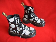 DR. MARTENS - NEU - JADON  klasse POLKA DOT  BOOTS 8 Loch  Leder  Gr. 39
