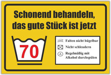 Geburtstagsdeko Schild 30x20