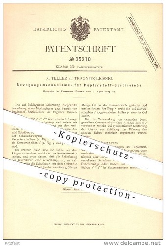 Original patent teller - -,