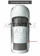 Seitenscheibe rechts hinten