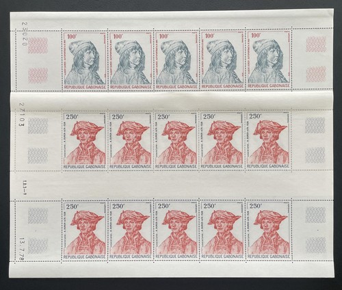 Gabun 1978 209 210 - gabun, bogen