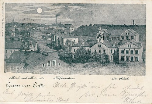 Ansichtskarte gruss aus - ansichtskarte, cotta