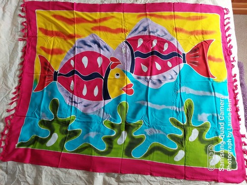 Bali sarong handbemalt - bali,