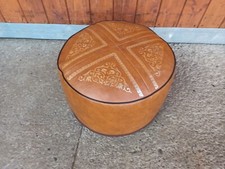 60er Vintage Hocker Sitzkissen