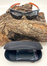 Fox Collection Wraps Black Orange Grey Lens Polarisationsbrille Polbrille NEW