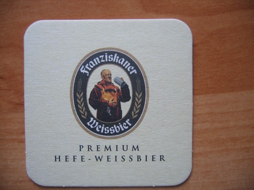 Bierdeckel franziskaner - bierdeckel,