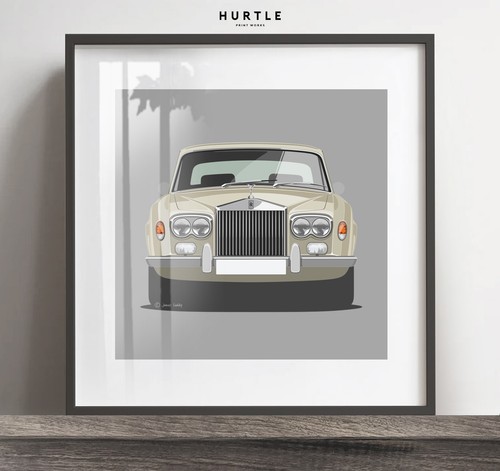 Rolls royce kunstwerk poster - royce,