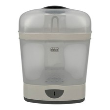 Chicco SterilNatural 2 in 1 Babyflaschen Sterilisator - Dampf - 6 Flaschen, Weiß