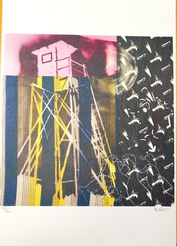 Banksy lithographie 50x35 - banksy,