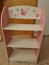 ? Kindermöbel Bücherregal Regal rosa mit Schmetterlingen ?