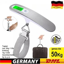 50KG Digitale Kofferwaage Gepäckwaage Handwaage Anglerwaage Waage LCD-Display