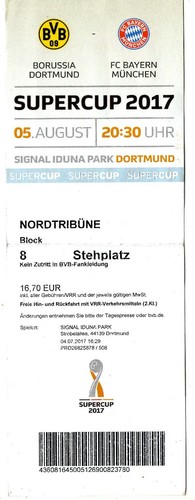 Ticket dfb supercup 2017 - ticket,