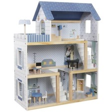 Puppenhaus holz dollhouse - puppenhaus,
