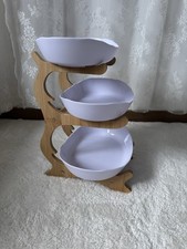 Obst Etagere 3 Stöckig Obstteller Obstkorb Frucht Snack Tortenständer Gemüsekorb