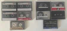 10 x C60 Musikkassetten gebraucht & bespielt - Marken:5xBASF,2xSony,1xTDK,2xUnkn