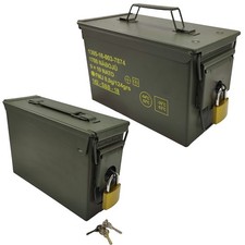 Original Bundeswehr Munitionskiste Abschließbar Munitionskiste Metall Werkzeug