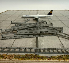 für Herpa Wings 1:500 / 1:400 10x 6cm Fence Zaun / Airport Accessoires