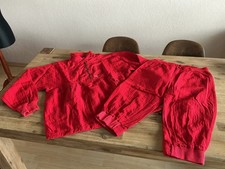 rotes Set (Oberteil+Hose) von Odlo in Größe 48 - Langlauf, Schrankfund! LESEN!