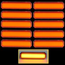 10x NEON GELB Begrenzungsleuchten 12V 24V Positionsleuchten LKW PKW Anhänger